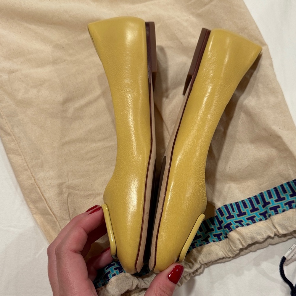 Tory Burch Georgia Square Toe Ballet Flat, 5.5 women’s - Picture 7 of 7